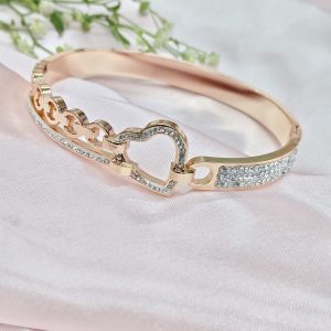 Heart Chain Charm Bracelet